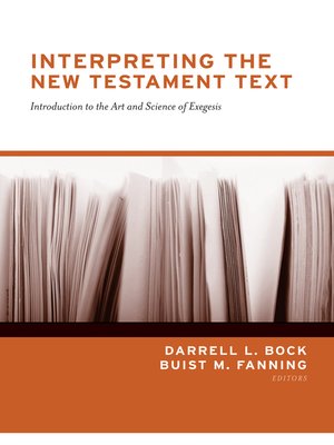 cover image of Interpreting the New Testament Text